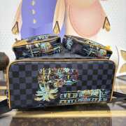 Uubags Louis Vuitton N40755 Montsouris Cargo Backpack Damier Marina Blue 34x40x17cm - 4