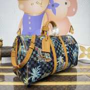 Uubags Louis Vuitton N00227 Keepall Bandoulière Bag Marine Blue 50x29x23cm - 5