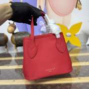 Uubags Louis Vuitton M14997 Neverfull Inside Out BB LV x TM bag monogram denim with cherry motif 26.5x16.5x11cm - 6