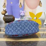 Uubags Louis Vuitton M13680 Sunset LV x TM bag monogram denim with cherry motif 27x18x3cm - 4