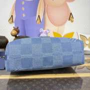 Uubags Louis Vuitton N00202 Vagabond Hobo Bag Denim Blue 38x35x12cm - 5
