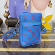 Uubags Louis Vuitton M14685 Danube cross-body bag In blue/red 16x21x6cm - 5