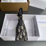 Uubags Dior 30 Montaigne Wanderlust Mini Bag Blue Dior Oblique Jacquard 26x12x7cm - 5