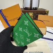 Uubags Louis Vuitton M30829 Coin Card Holder In Green 8x14.5x1cm - 4