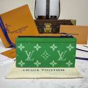 Uubags Louis Vuitton M30829 Coin Card Holder In Green 8x14.5x1cm - 2