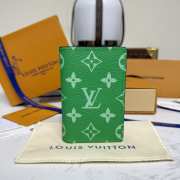 Uubags Louis Vuitton M30301 Pocket Organizer Wallet In Green 7.5x11.1x1cm - 1