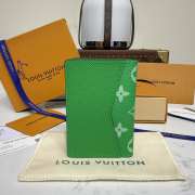 Uubags Louis Vuitton M30301 Pocket Organizer Wallet In Green 7.5x11.1x1cm - 4