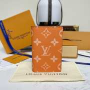 Uubags Louis Vuitton M30301 Pocket Organizer Wallet In Orange 7.5x11.1x1cm - 1