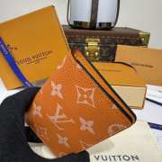 Uubags Louis Vuitton M30301 Pocket Organizer Wallet In Orange 7.5x11.1x1cm - 3