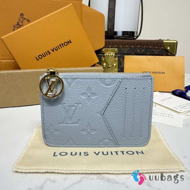 Uubags Louis Vuitton M83645 Romy Card Holder Blue Washed 12x8x0.8cm - 1