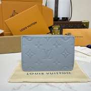 Uubags Louis Vuitton M83645 Romy Card Holder Blue Washed 12x8x0.8cm - 5