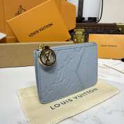 Uubags Louis Vuitton M83645 Romy Card Holder Blue Washed 12x8x0.8cm - 4