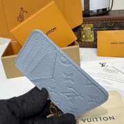 Uubags Louis Vuitton M83645 Romy Card Holder Blue Washed 12x8x0.8cm - 3