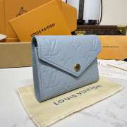 Uubags Louis Vuitton M64060 Victorine Wallet In Olympic Blue 12x9.5x2.5cm - 6
