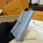 Uubags Louis Vuitton M64060 Victorine Wallet In Olympic Blue 12x9.5x2.5cm - 4