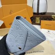 Uubags Louis Vuitton M17779 Sarah Wallet In Blue Washed 19x10.5x2cm - 3