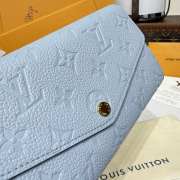 Uubags Louis Vuitton M17779 Sarah Wallet In Blue Washed 19x10.5x2cm - 2