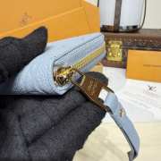 Uubags Louis Vuitton M82212 Zippy Wallet Blue Washed 19.5x10.5x2.5cm - 2
