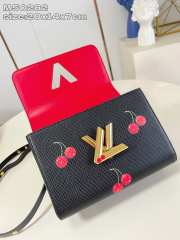 Uubags Louis Vuitton M13239 LV x TM Twist PM black Epi grained cowhide leather 19x15x7cm - 6