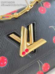Uubags Louis Vuitton M13239 LV x TM Twist PM black Epi grained cowhide leather 19x15x7cm - 3