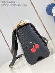 Uubags Louis Vuitton M13239 LV x TM Twist PM black Epi grained cowhide leather 19x15x7cm - 2