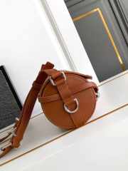 Uubags Givenchy Voyou Roller bag in brown grained leather 25x10x13cm - 5