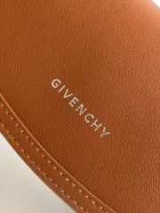Uubags Givenchy Voyou Roller bag in brown grained leather 25x10x13cm - 2