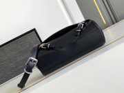 Uubags Givenchy Voyou Roller bag in black grained leather 25x10x13cm - 4