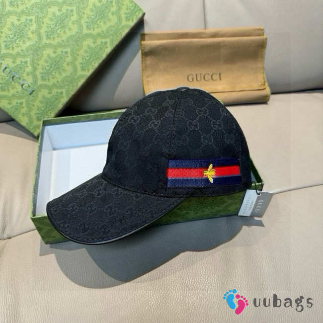 Uubags Gucci Original GG baseball canvas cap black - 1