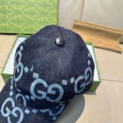 Uubags Gucci Original GG baseball denim cap black - 6
