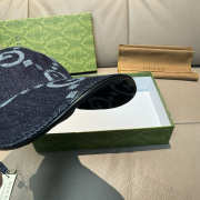 Uubags Gucci Original GG baseball denim cap black - 2