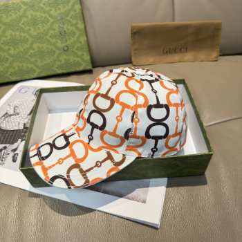 Uubags Gucci cap white/ green/ orange