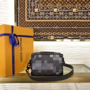 Uubags Louis Vuitton M14922 Mini Soft Trunk Box Bag Black 18.5x13x8cm - 6