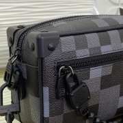 Uubags Louis Vuitton M14922 Mini Soft Trunk Box Bag Black 18.5x13x8cm - 3