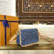 Uubags Louis Vuitton M13070 Diane Bag Denim Blue 24x15x9cm - 6