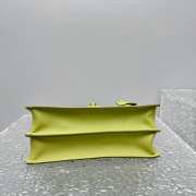 Uubags Prada Soft Sound medium leather bag in pistachio green 28x16x10cm - 5