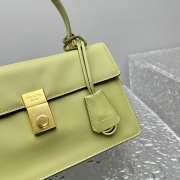 Uubags Prada Soft Sound medium leather bag in pistachio green 28x16x10cm - 2