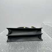 Uubags Prada Soft Sound medium leather bag in black 28x16x10cm - 3