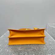 Uubags Prada Soft Sound medium leather bag in amber 28x16x10cm - 4