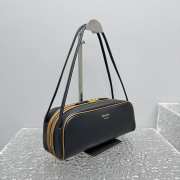 Uubags Prada Swing smooth leather shoulder bag black 28x11.5x10cm - 4