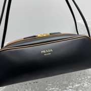 Uubags Prada Swing smooth leather shoulder bag black 28x11.5x10cm - 3