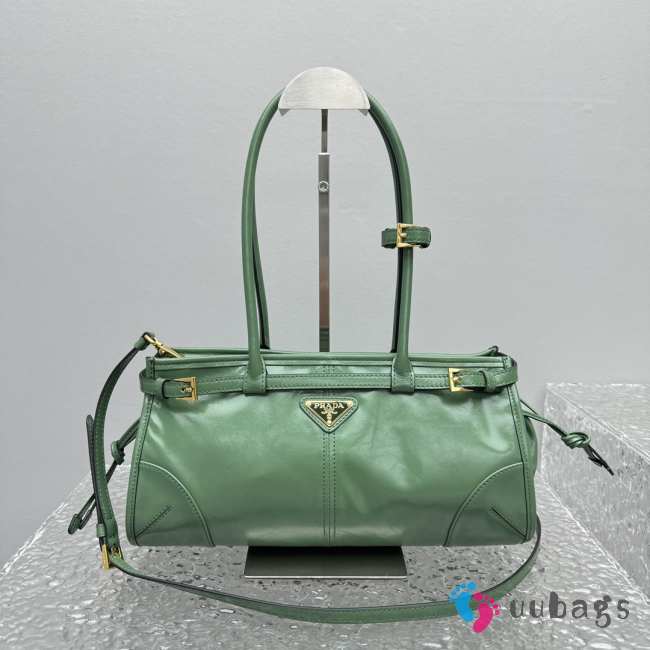 Uubags Prada Green Bonnie Medium Handbag 32x15x13cm - 1