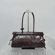Uubags Prada Dark Brown Bonnie Medium Handbag 32x15x13cm - 6