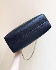 Uubags Chanel Shopping Bag Calfskin & Gold-Tone Metal In Black 28x40x15cm - 4