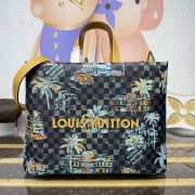 Uubags Louis Vuitton N00218 Shopper Tote MM Bag Marina Blue 40x32x16cm - 1