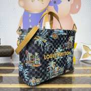 Uubags Louis Vuitton N00218 Shopper Tote MM Bag Marina Blue 40x32x16cm - 5