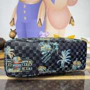 Uubags Louis Vuitton N00218 Shopper Tote MM Bag Marina Blue 40x32x16cm - 3