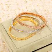 Uubags Van Cleef & Arpels Perlée sweet clovers bracelet, medium model 18K rose gold - 1