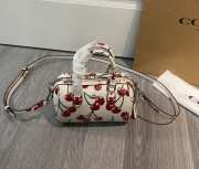 Uubags Coach Mini Rowan Crossbody Bag With Red Cherry Print 18x14x8cm - 4