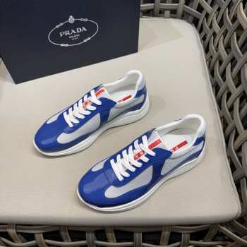 Uubags patent leather and technical fabric Prada America's Cup sneakers 01